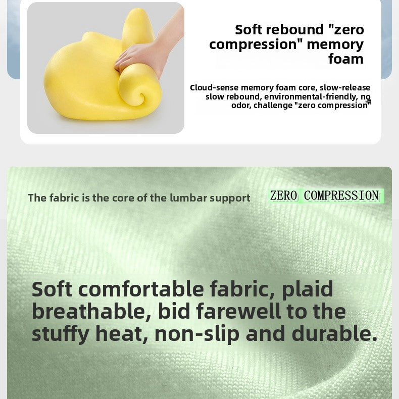 Ergonomic Soft Memory Foam Car Seat Cushion