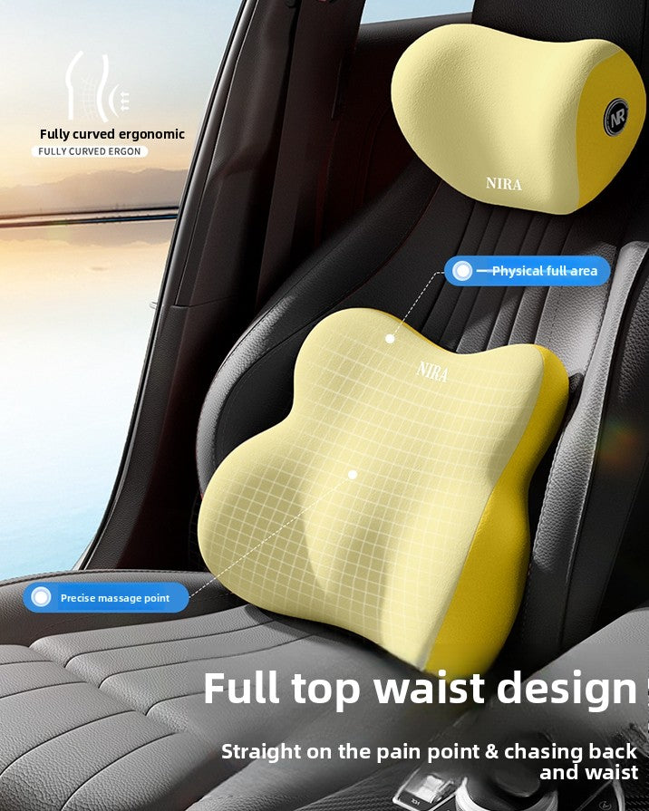 Car lumbar cushion backrest cushion lumbar pillow