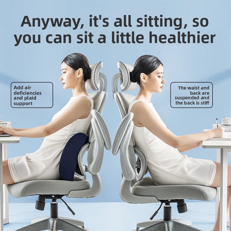 Square Memory Foam Lumbar Cushion Office Car Lumbar Cushion