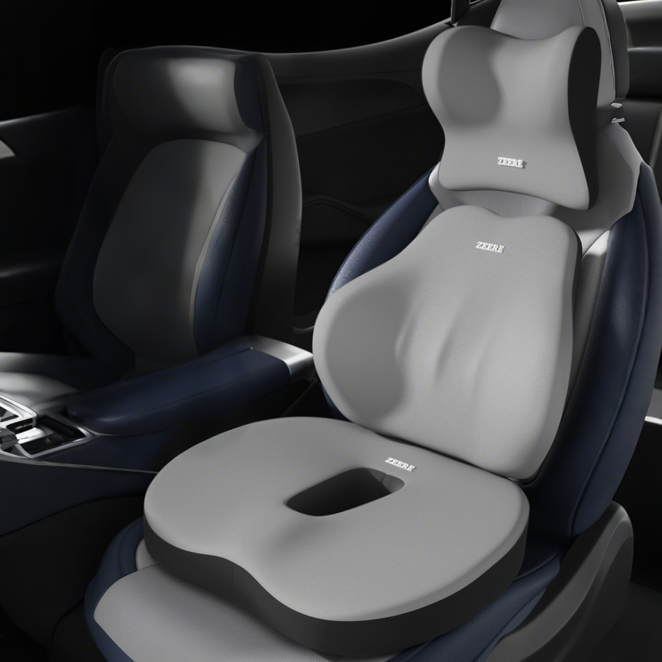 Car Seat Lumbar Support Seat Booster Cushion Adult Booster Seat for Driving