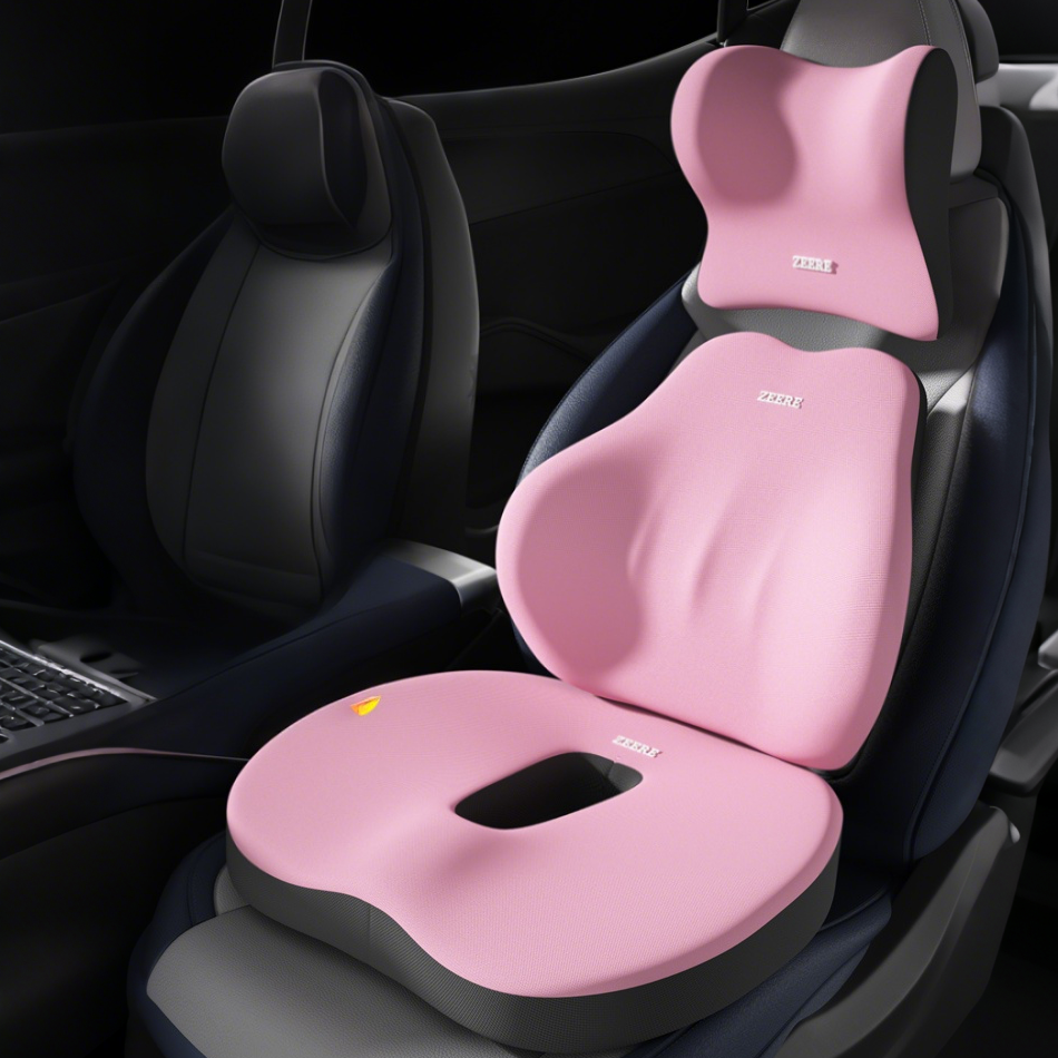 Car Seat Lumbar Support Seat Booster Cushion Adult Booster Seat for Driving