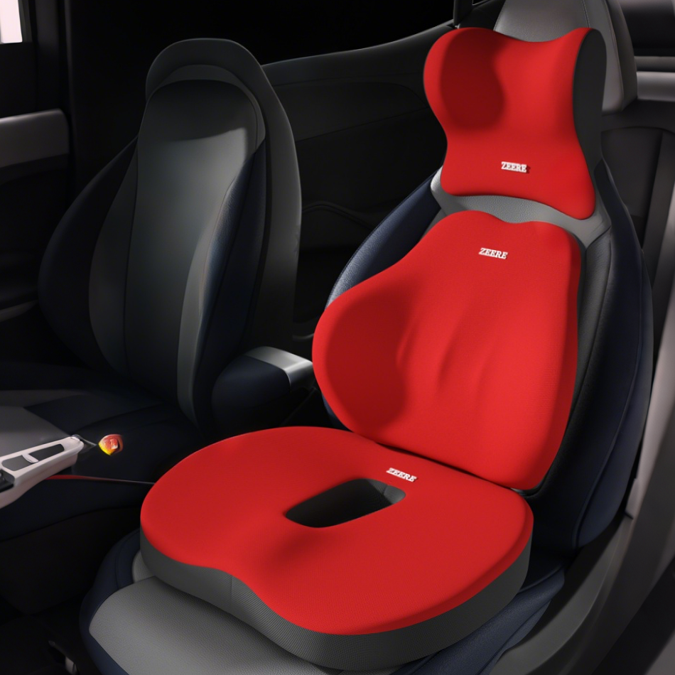 Car Seat Lumbar Support Seat Booster Cushion Adult Booster Seat for Driving