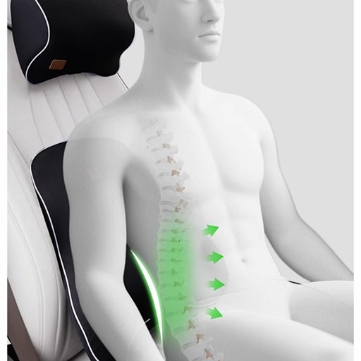 Car lumbar support pillow Lumbar support headrest