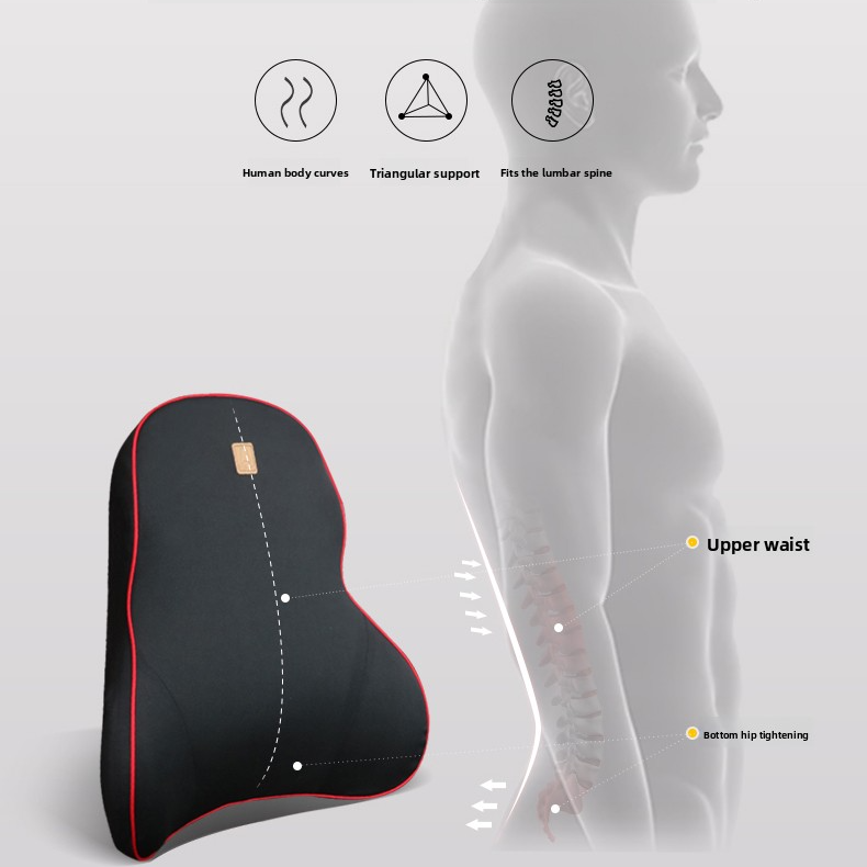 Car lumbar support pillow Lumbar support headrest