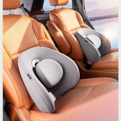 Car lumbar cushion backrest adjustable