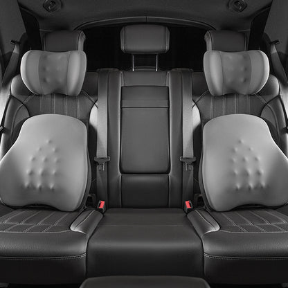 Auto Memory Foam Lumbar Support with Electric Massage
