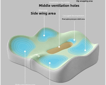 Ergonomic Soft Memory Foam Car Seat Cushion