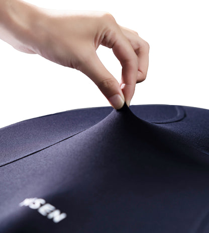 Memory Foam Car Seat Cushion Relieves back pain, elevates car seat height, and enhances driving visibility.
