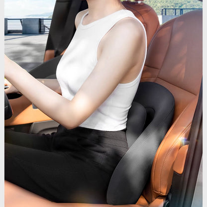 Car lumbar cushion backrest adjustable