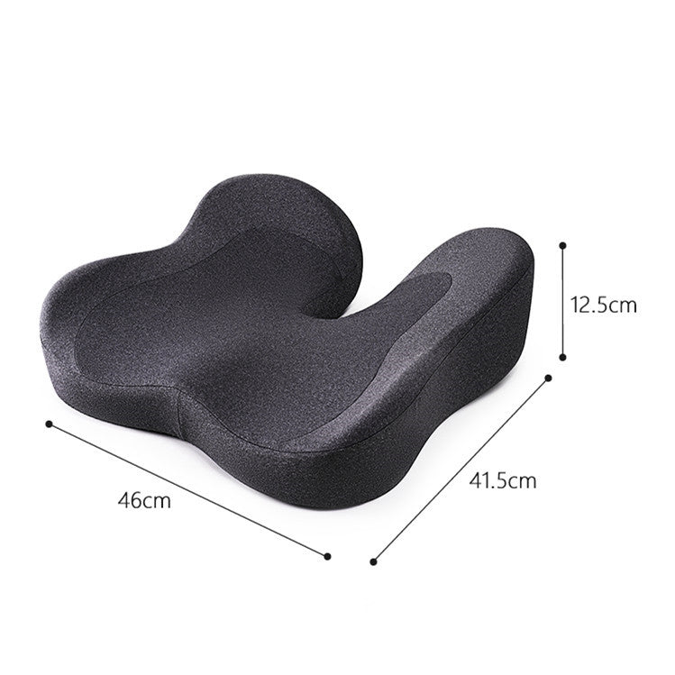 Patented pressure-reducing cushion for prolonged sitting in cars, office/home chairs, wheelchairs - Ultra-high density memory foam for hips, tailbone, coccyx, sciatica