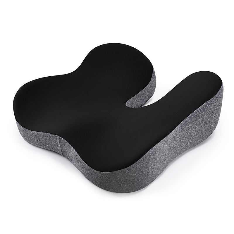 Patented pressure-reducing cushion for prolonged sitting in cars, office/home chairs, wheelchairs - Ultra-high density memory foam for hips, tailbone, coccyx, sciatica