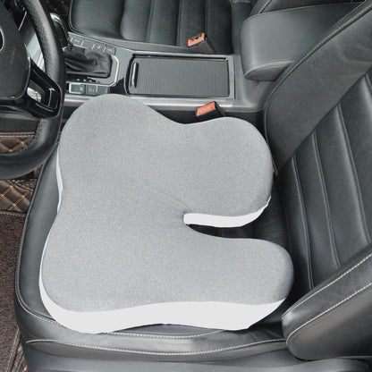 Patented pressure-reducing cushion for prolonged sitting in cars, office/home chairs, wheelchairs - Ultra-high density memory foam for hips, tailbone, coccyx, sciatica