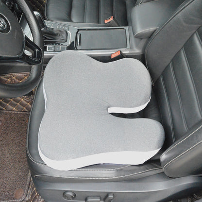 Patented pressure-reducing cushion for prolonged sitting in cars, office/home chairs, wheelchairs - Ultra-high density memory foam for hips, tailbone, coccyx, sciatica