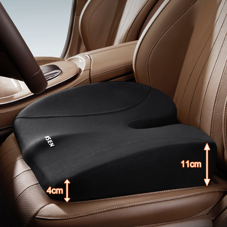 Vehicle seat cushions Car seat cushion driver seat cushion for long drives adult booster seat for car - Black cushion