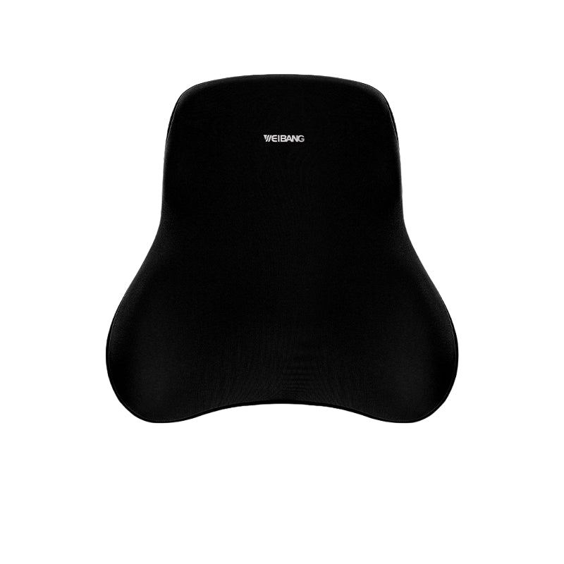 Car lumbar support pillow Lumbar support headrest - BLACK / Lumbar support